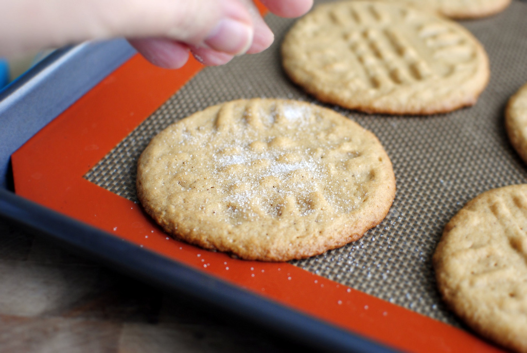 Tasty Kitchen Blog: Brown-Butter Peanut Butter Cookies. Guest post by Laurie McNamara of Simply Scratch, recipe submitted by TK member Melissa (bellelatte).