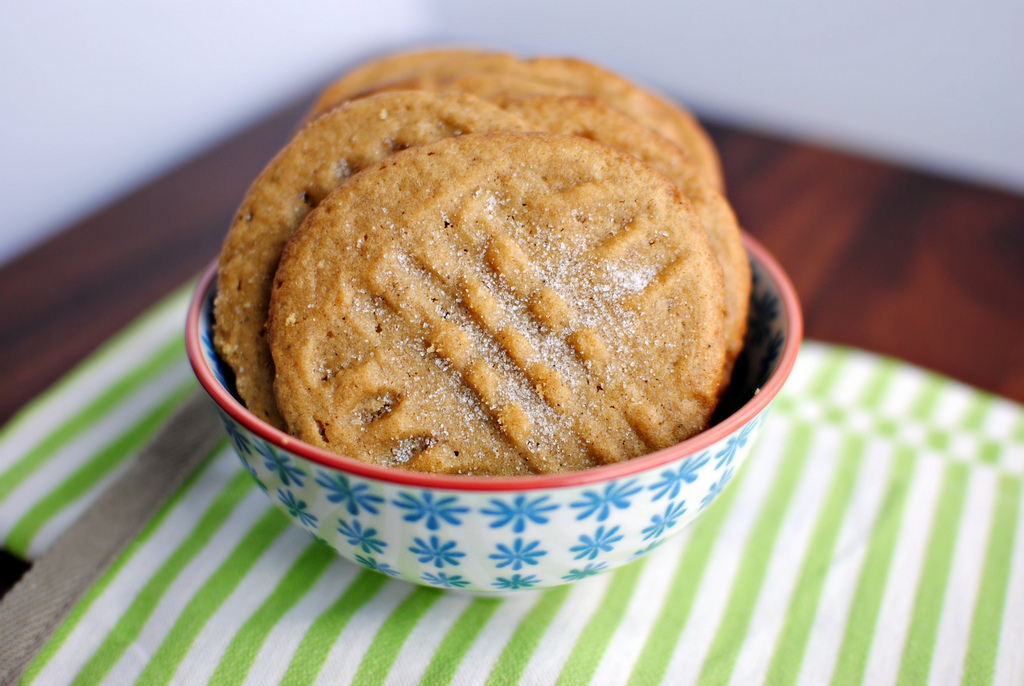 Tasty Kitchen Blog: Brown-Butter Peanut Butter Cookies. Guest post by Laurie McNamara of Simply Scratch, recipe submitted by TK member Melissa (bellelatte).