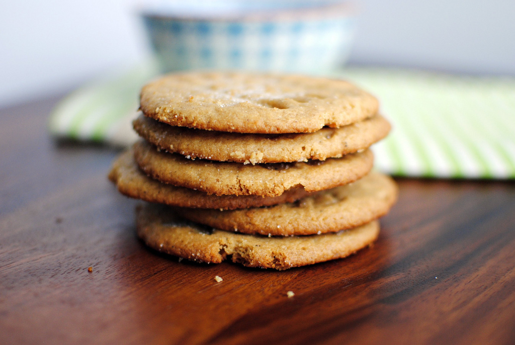 Tasty Kitchen Blog: Brown-Butter Peanut Butter Cookies. Guest post by Laurie McNamara of Simply Scratch, recipe submitted by TK member Melissa (bellelatte).