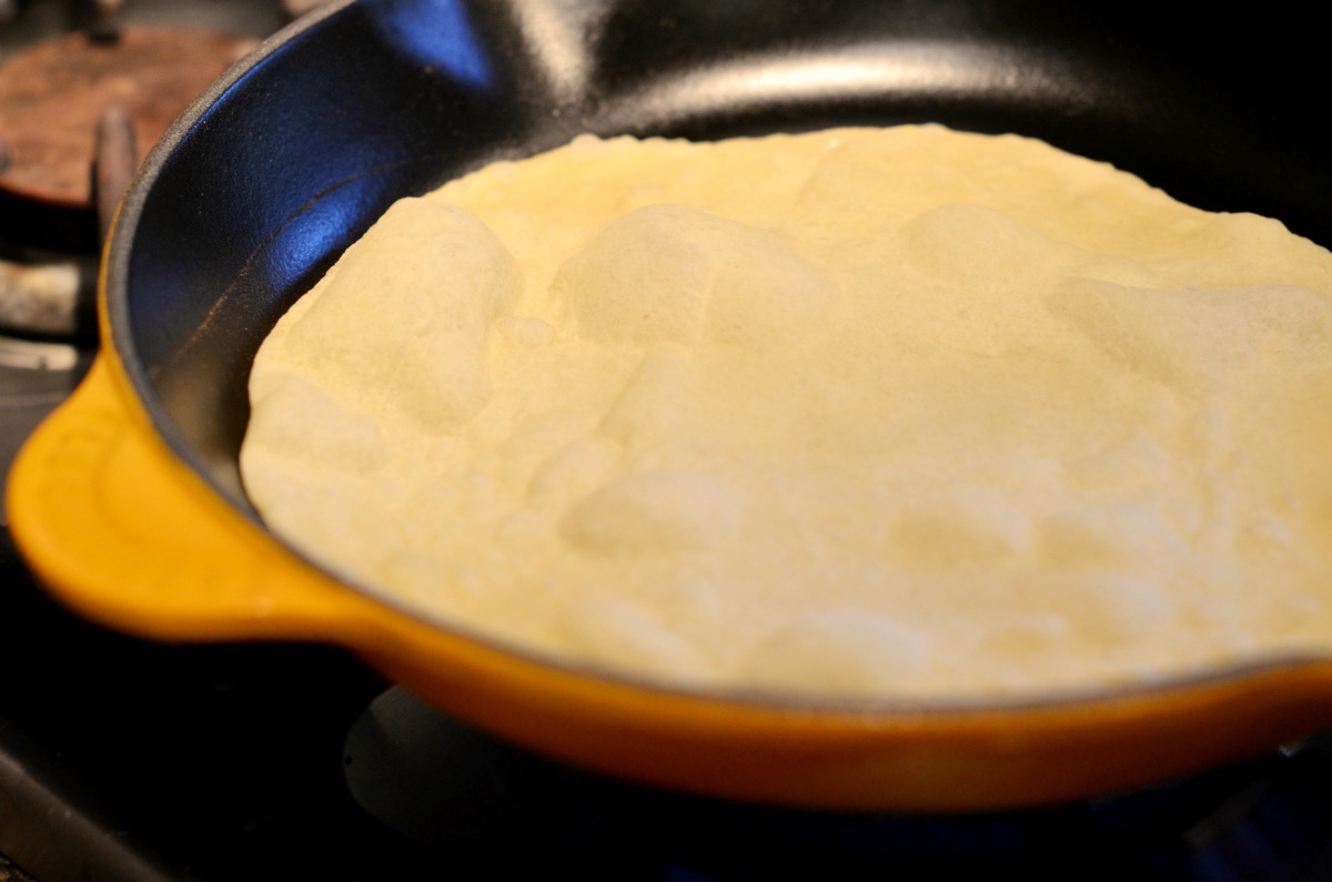 Tasty Kitchen Blog: Healthy Homemade Tortillas. Guest post by Maggy Keet of Three Many Cooks, recipe submitted by TK member KGSouthernComfort of Life in the A-Frame.