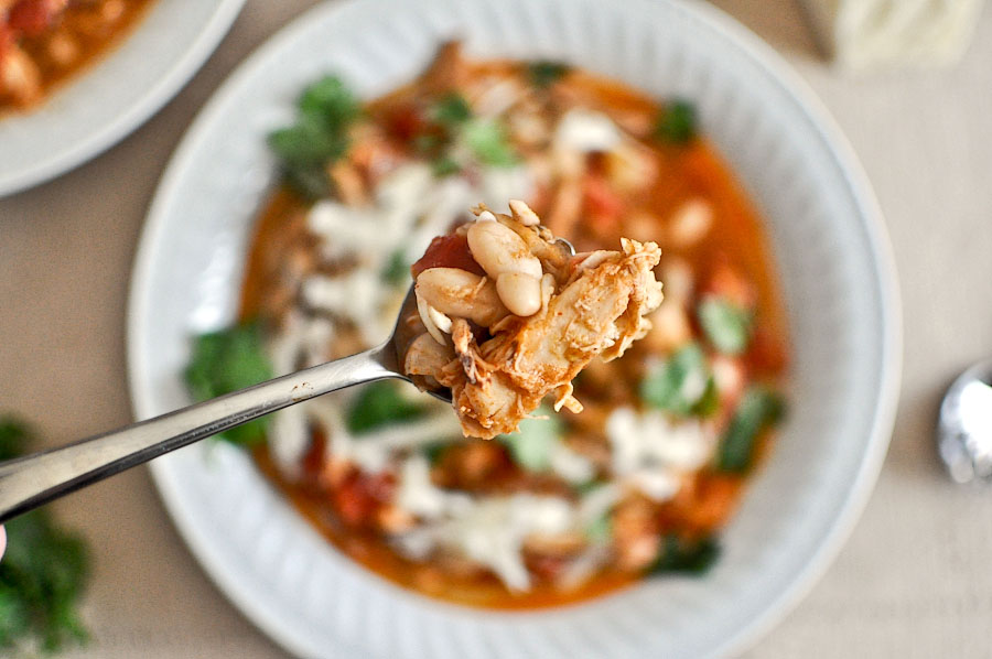 Tasty Kitchen Blog: Smoky White Bean Chicken Chili. Guest post by Jessica Merchant of How Sweet It Is, recipe submitted by TK member Terri of That's Some Good Cookin'.