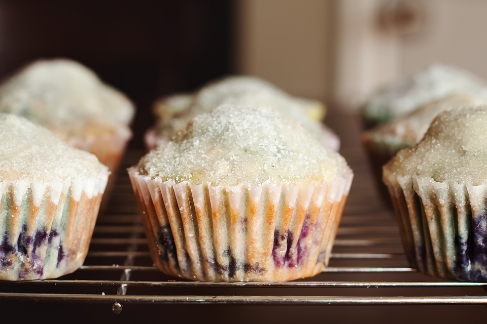 Tasty Kitchen Blog: Lemon Blueberry Crunch Muffins. Guest post by Amber Potter of Sprinkled with Flour, recipe submitted by TK member Jill of Miss Delish.