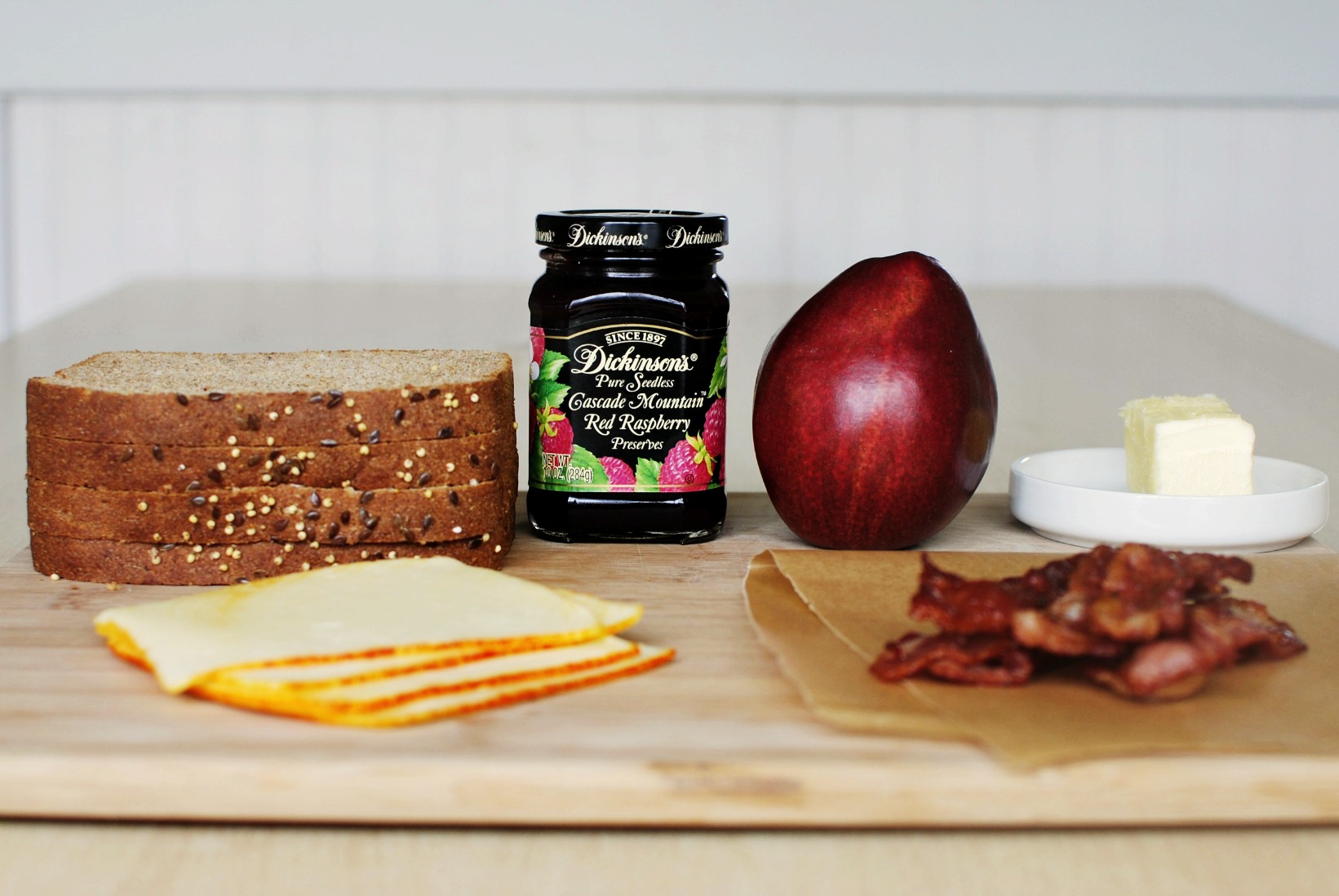 Tasty Kitchen Blog: Bacon, Pear & Raspberry Grilled Cheese. Guest post by Laurie McNamara of Simply Scratch, recipe submitted by TK member Lindsay of Pinch of Yum.