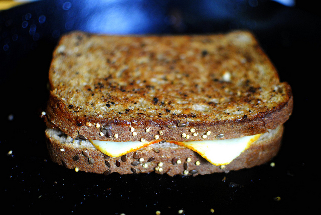 Tasty Kitchen Blog: Bacon, Pear & Raspberry Grilled Cheese. Guest post by Laurie McNamara of Simply Scratch, recipe submitted by TK member Lindsay of Pinch of Yum.