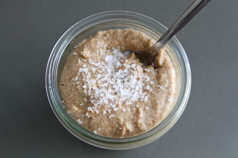 Tasty Kitchen Blog: Sea Salt and Honey Almond Butter. Guest post by Maria Lichty of Two Peas and Their Pod, recipe submitted by TK member Erin of Naturally Ella.