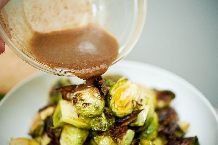 Tasty Kitchen Blog: Zesty Brussels Sprouts. Guest post by Georgia Pellegrini, recipe submitted by TK member Sally of Spontaneous Hausfrau.