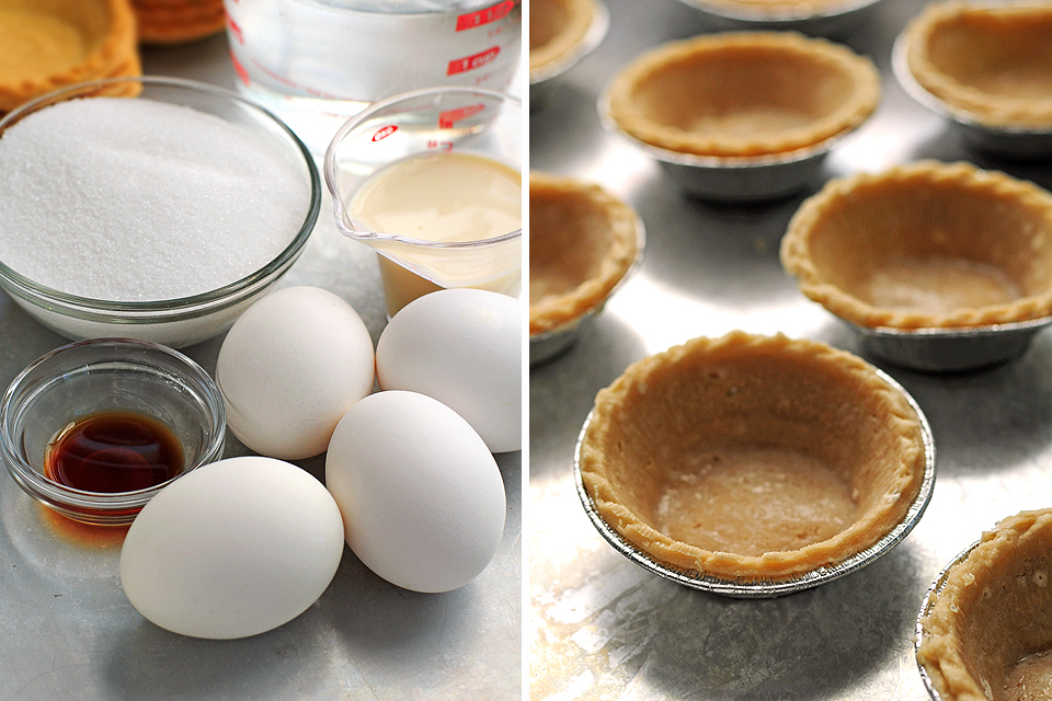 Tasty Kitchen Blog: Hong Kong Egg Tarts. Guest post by Amy Johnson of She Wears Many Hats, recipe submitted by TK member Kristy of Eat, Play, Love.