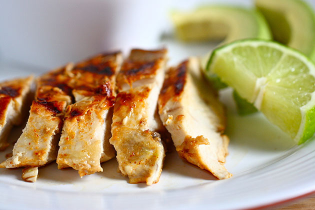 Tasty Kitchen Blog: Spicy Tequila Lime Chicken. Guest post by Jenna Weber of Eat, Live, Run; recipe submitted by TK member Kimberly of Eats, Sweets, and Treats!