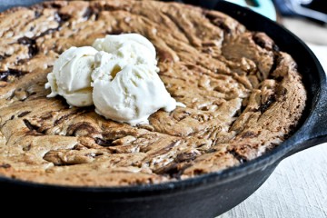 Tasty Kitchen Blog: Chocolate Chip Skillet Cookie. Guest post by Jessica Merchant of How Sweet It Is, recipe submitted by TK member Jaime of Sophistimom.
