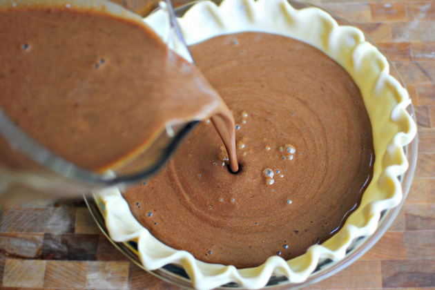 Tasty Kitchen Blog: Easy Chocolate Pie. Guest post by Laurie McNamara of Simply Scratch, recipe submitted by TK member Sissy of Out on a Limb.