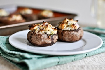 Tasty Kitchen Blog: Pizza Stuffed Mushrooms. Guest post by Jessica Merchant of How Sweet It Is, recipe submitted by TK member Lauren of Lauren's Latest.