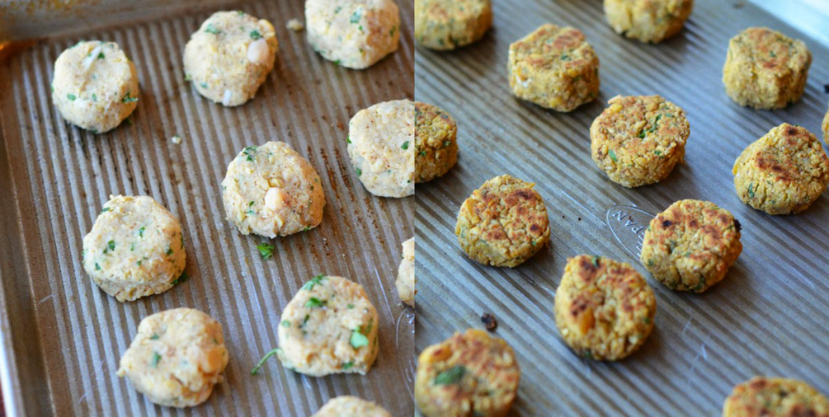 Tasty Kitchen Blog: Baked Falafel Pita. Guest post by Maggy Keet of Three Many Cooks, recipe submitted by TK member Jane (janecooks).