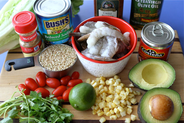 Tasty Kitchen Blog: Chipotle Shrimp Salad Bowls. Guest post by Dara Michalski of Cookin' Canuck, recipe submitted by Bev Weidner of Bev Cooks.