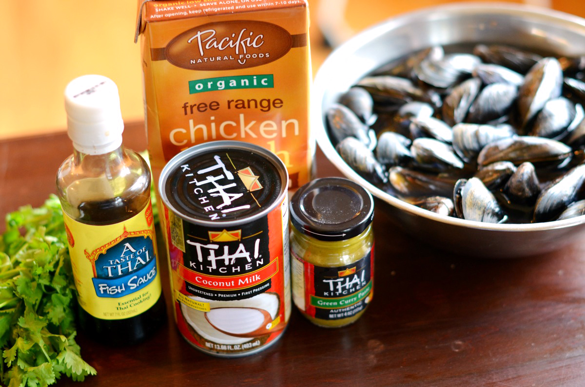 Tasty Kitchen Blog: Thai Coconut Mussels. Guest post by Maggy Keet of Three Many Cooks, recipe submitted by TK member Lisa of One Cook, Two Kitchens.