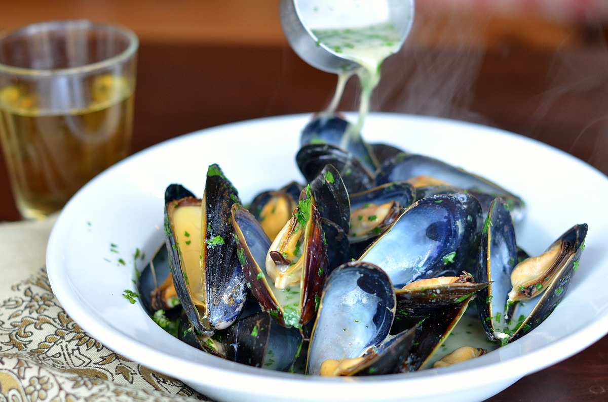 Tasty Kitchen Blog: Thai Coconut Mussels. Guest post by Maggy Keet of Three Many Cooks, recipe submitted by TK member Lisa of One Cook, Two Kitchens.