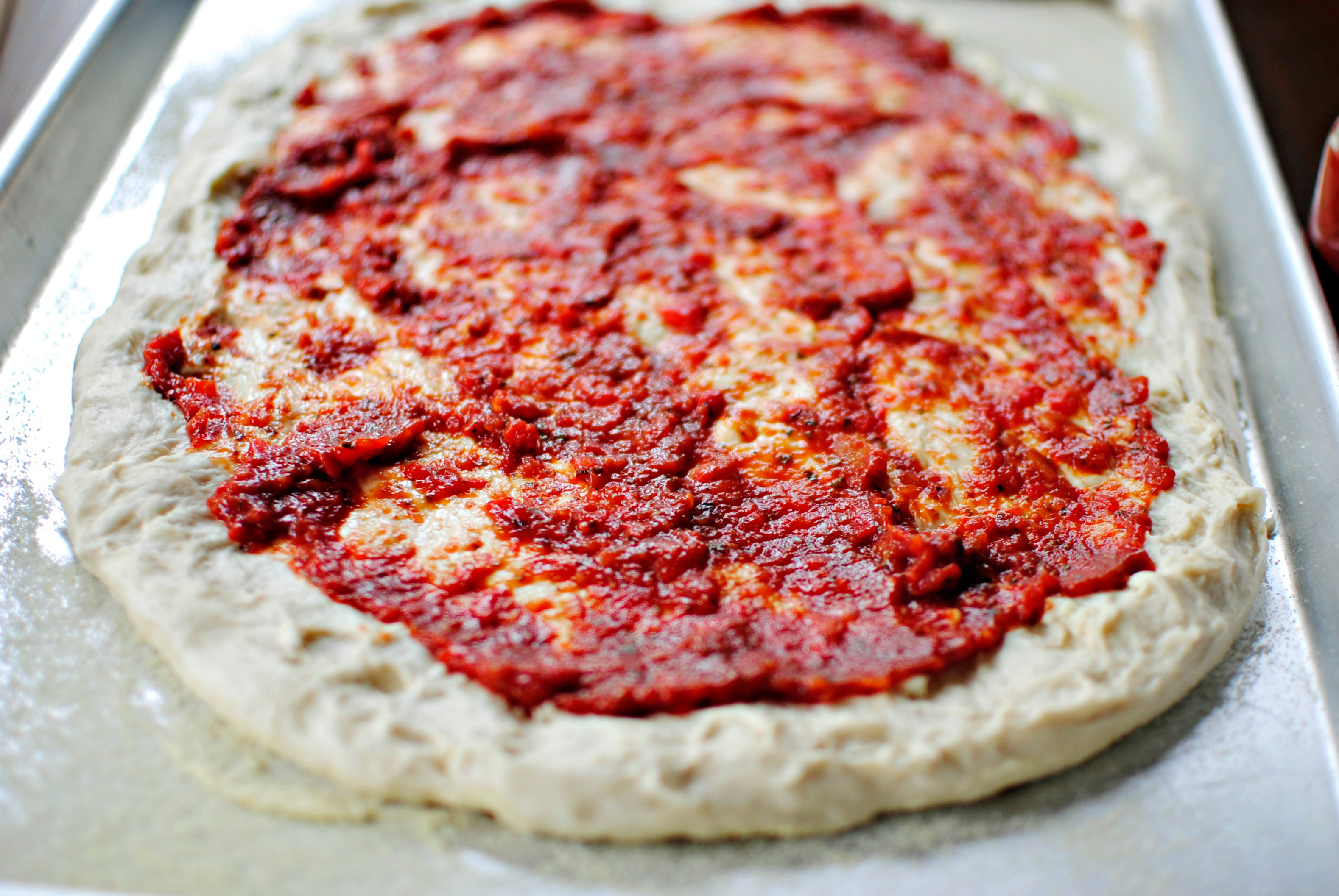 Pizza with Pepper pasta