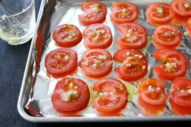 Tasty Kitchen Blog: Open-Faced Roasted Tomato & Goat Cheese Sandwiches. Guest post by Dara Michalski of Cookin' Canuck, recipe submitted by TK member Courtney of Bake. Eat. Repeat.