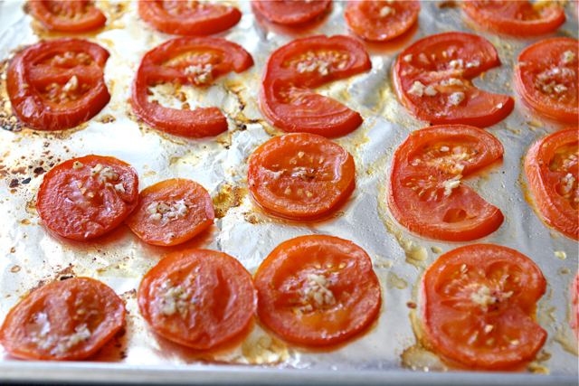 Tasty Kitchen Blog: Open-Faced Roasted Tomato & Goat Cheese Sandwiches. Guest post by Dara Michalski of Cookin' Canuck, recipe submitted by TK member Courtney of Bake. Eat. Repeat.