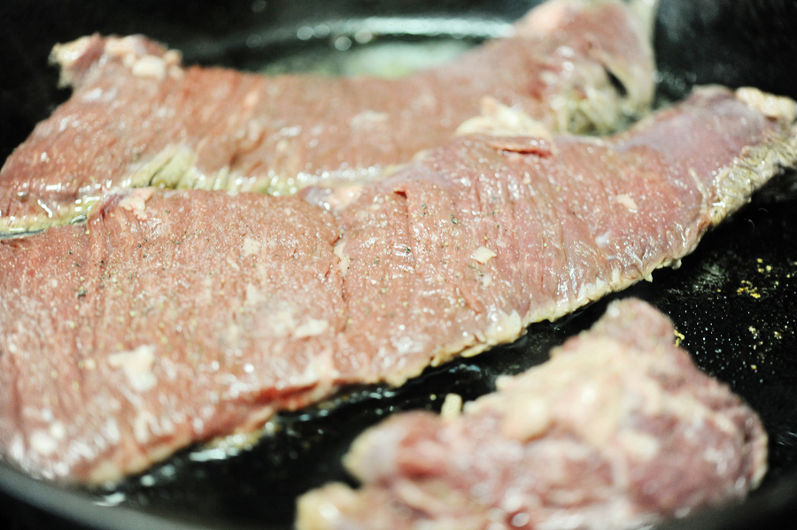 Tasty Kitchen Blog: Grilled Hanger Steak with Cilantro Mint Chimichurri. Guest post by Georgia Pellegrini, recipe submitted by TK member Sommer of A Spicy Perspective.