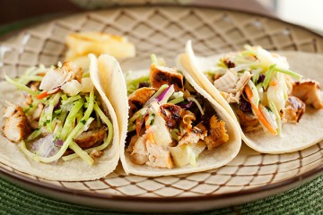 Tasty Kitchen Blog: Chipotle Grilled Chicken Tacos with Pineapple Slaw. Guest post by Amber Potter of Sprinkled with Flour, recipe submitted by TK member Kim of Sunflower Supper Club.