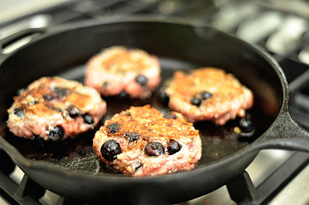 Tasty Kitchen Blog: Maple Blueberry Breakfast Sausage. Guest post by Georgia Pellegrini, recipe submitted by TK member Hailey of Hail's Kitchen.