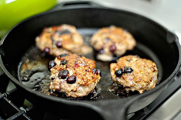 Tasty Kitchen Blog: Maple Blueberry Breakfast Sausage. Guest post by Georgia Pellegrini, recipe submitted by TK member Hailey of Hail's Kitchen.