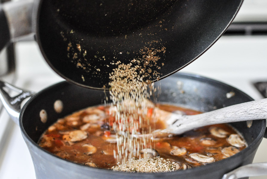 Tasty Kitchen Blog: Mole Rice. Guest post by Jessica Merchant of How Sweet It Is, recipe submitted by Andrea of Recipes for Divine Living.