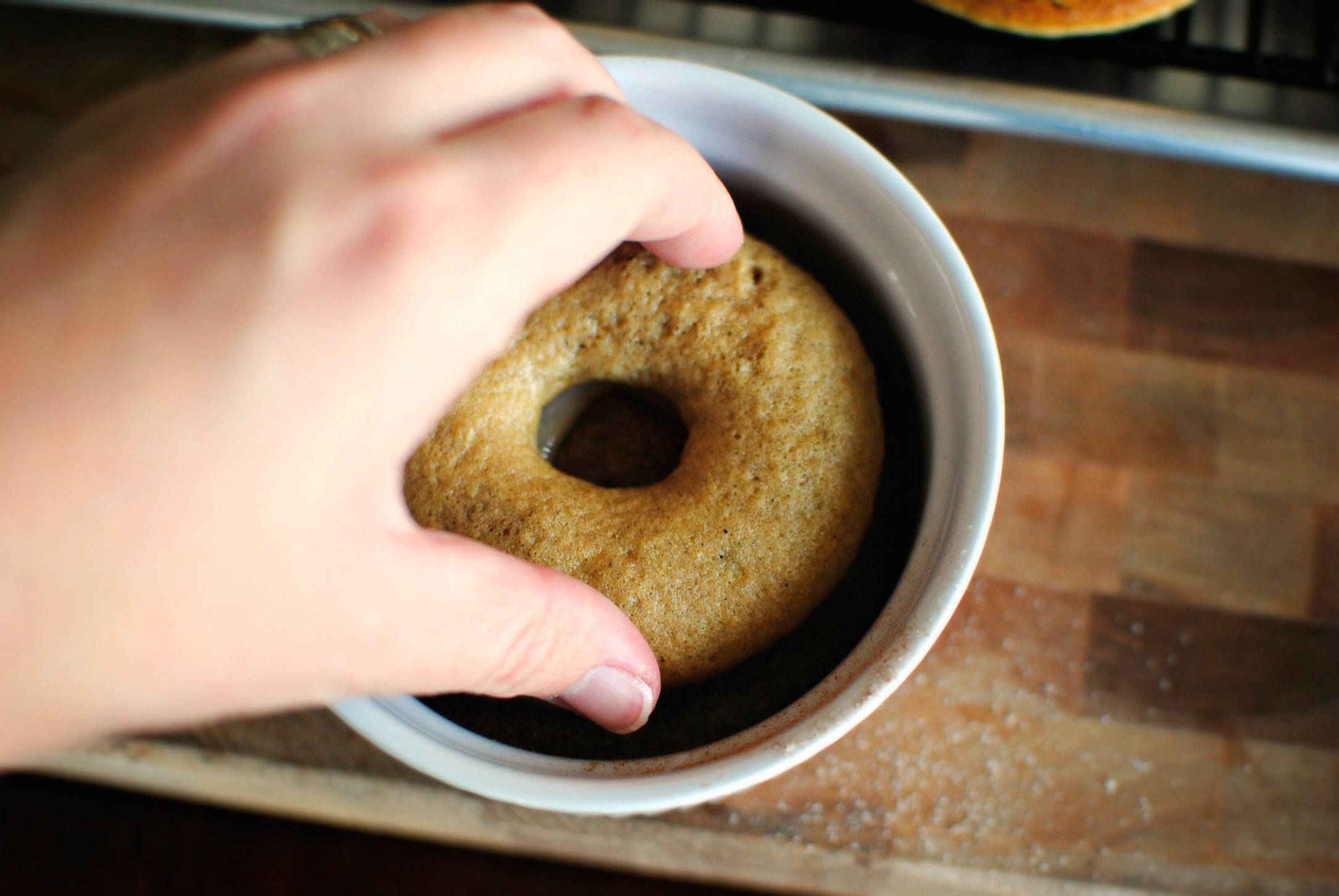 Tasty Kitchen Blog: Apple Cider Donuts. Guest post by Laurie of Simply Scratch, recipe submitted by TK member Aimee of Shugary Sweets.