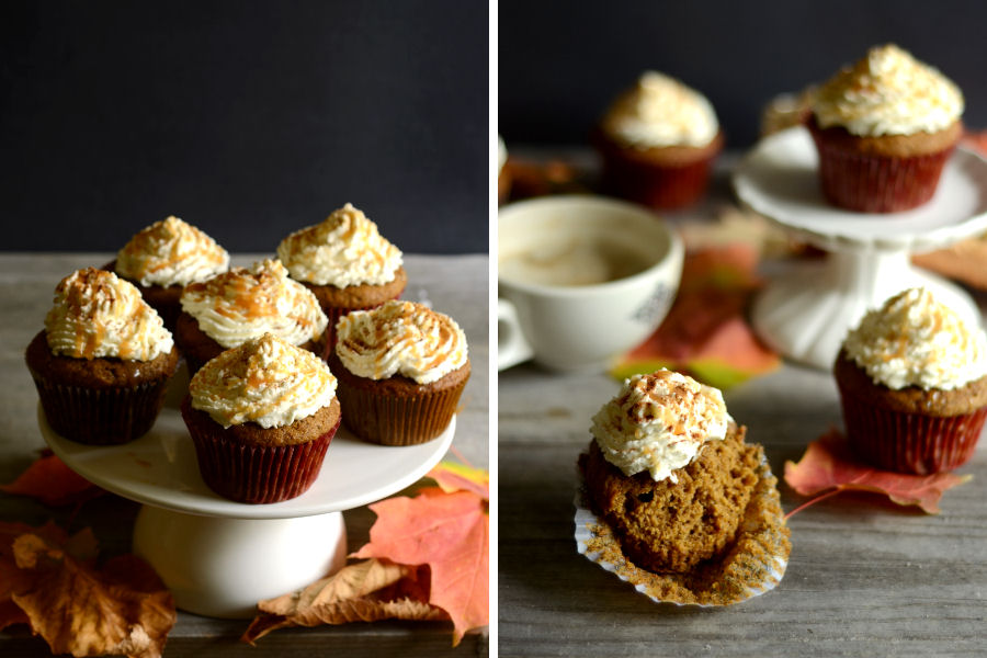 Tasty Kitchen Blog: Pumpkin Spice Latte Cupcakes. Guest post by Erica Kastner of Cooking for Seven, recipe submitted by TK member Ann Marsh of Annie's Eats.