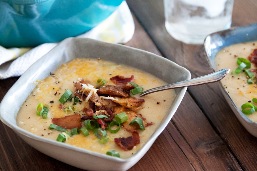 Tasty Kitchen Blog: Fully Loaded Baked Potato Soup. Guest post by Gaby Dalkin of What's Gaby Cooking, recipe submitted by TK member Serena of Serena Bakes.