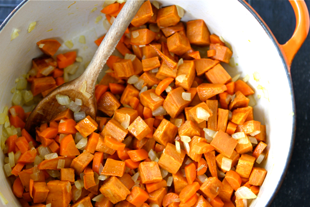 Tasty Kitchen Blog: Roasted Sweet Potato Quinoa Soup. Guest post by Dara Michalski of Cookin' Canuck, recipe submitted by TK member Tara Noland of Noshing with The Nolands.