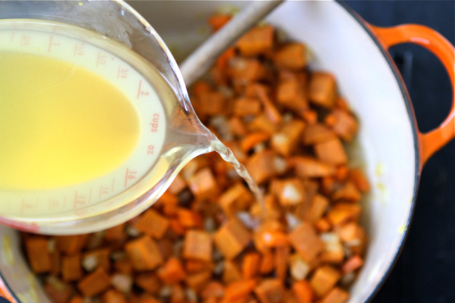 Tasty Kitchen Blog: Roasted Sweet Potato Quinoa Soup. Guest post by Dara Michalski of Cookin' Canuck, recipe submitted by TK member Tara Noland of Noshing with The Nolands.