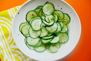 Tasty Kitchen Blog: Spicy Pickled Cucumbers. Guest post by Georgia Pellegrini, recipe submitted by TK member Heather Christo of Heather Christo Cooks.