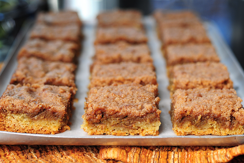 Tasty Kitchen Blog: Pumpkin Pie Bars. Guest post by Amy Johnson of She Wears Many Hats, recipe submitted by TK member Sharon of Cheesy Pennies.