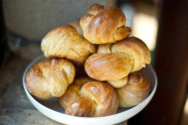 Tasty Kitchen Blog: Sweet Potato Knots. Guest post by Georgia Pellegrini, recipe submitted by Neil and Jessica of Kohler Created.