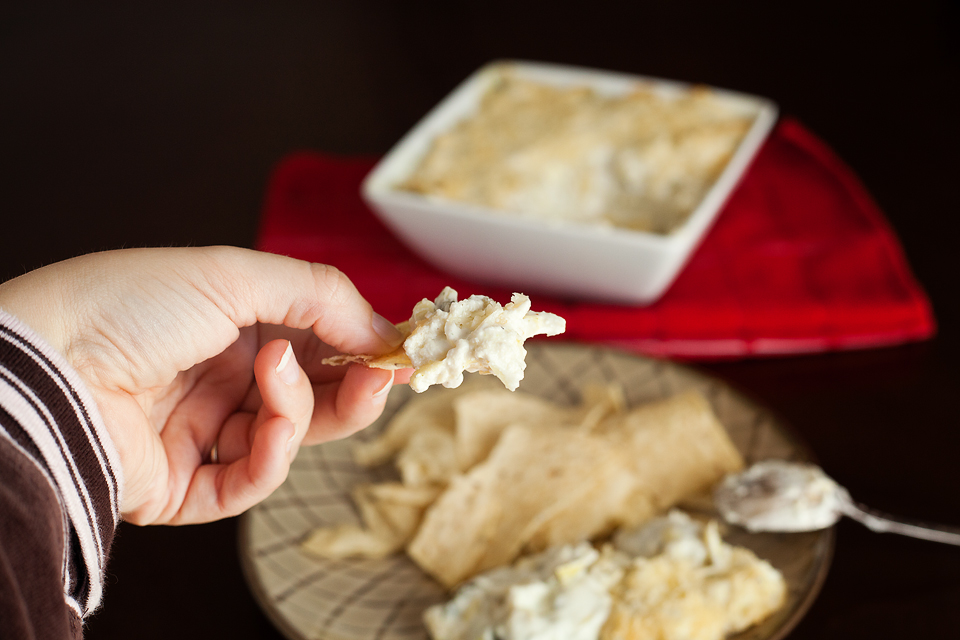 Tasty Kitchen Blog: Artichoke and Jalapeño Ranch Dip. Guest post by Amber Potter of Sprinkled with Flour, recipe submitted by TK member Jen of Peanut Butter & Peppers.