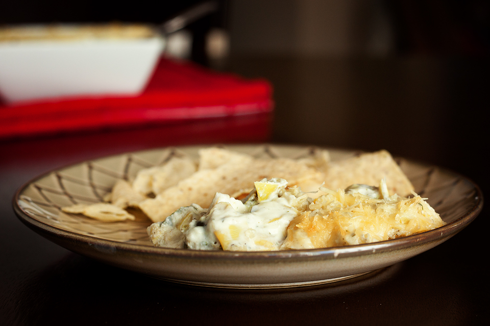 Tasty Kitchen Blog: Artichoke and Jalapeño Ranch Dip. Guest post by Amber Potter of Sprinkled with Flour, recipe submitted by TK member Jen of Peanut Butter & Peppers.