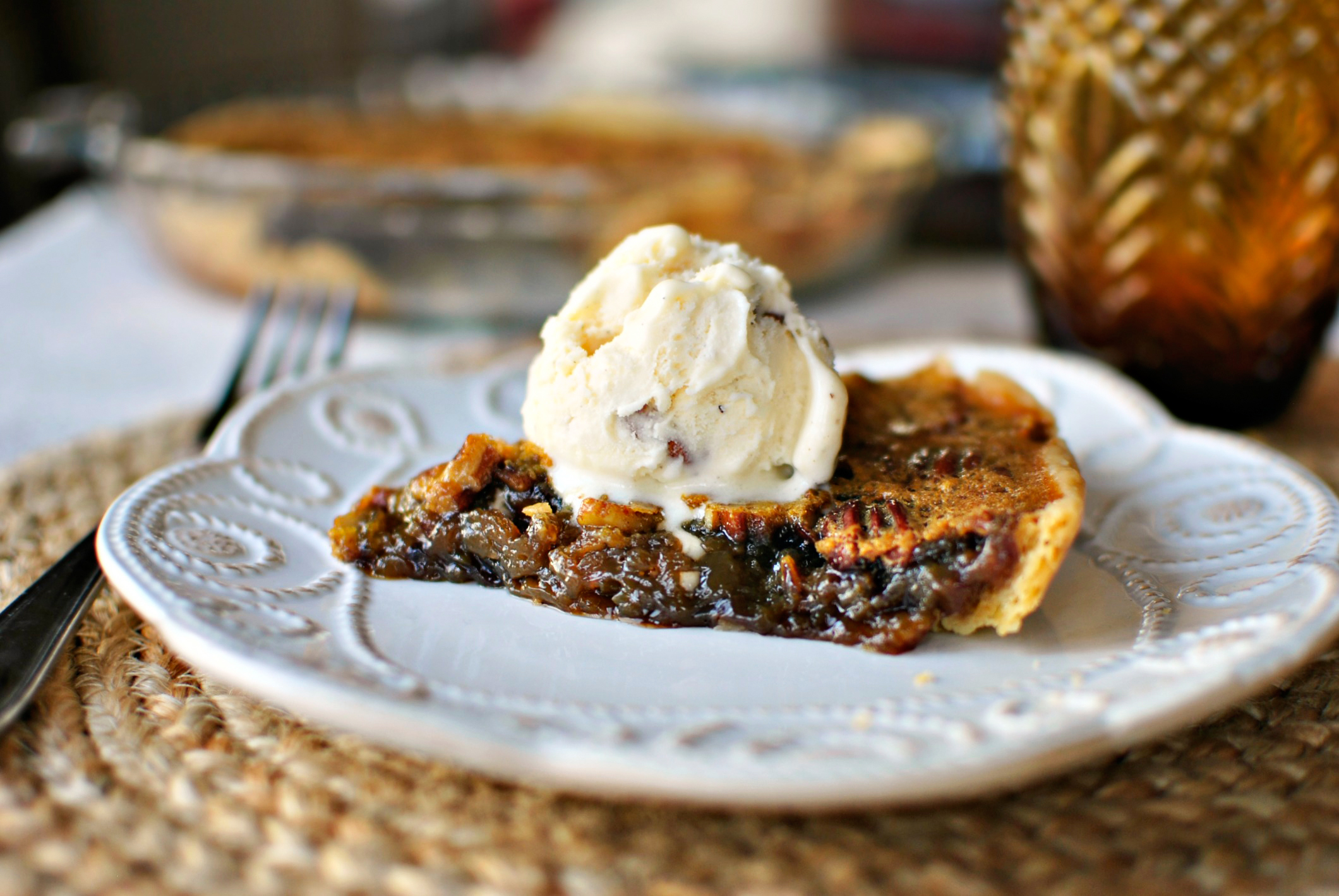 Tasty Kitchen Blog: Nutella Pecan Pie. Guest post by Laurie McNamara of Simply Scratch, recipe submitted by TK member Megan of Wanna Be A Country Cleaver.