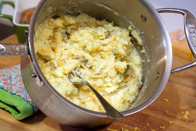 Tasty Kitchen Blog: Cottage Pie with Yukon Potato Topping. Guest post by Gaby Dalkin of What's Gaby Cooking, recipe submitted by TK member Sheilah of Sheilah's Kitchen.