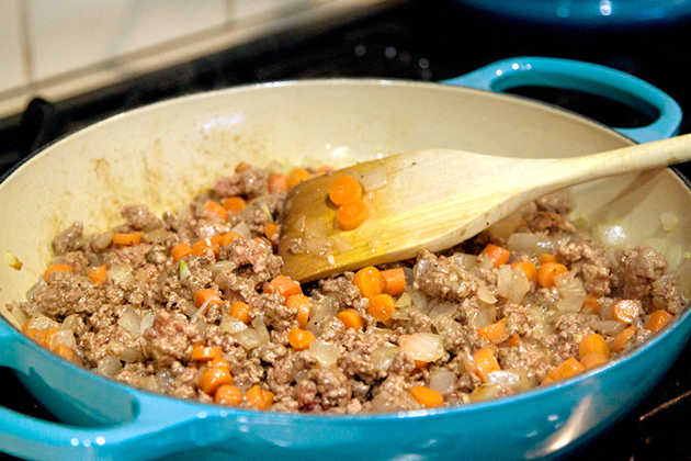 Tasty Kitchen Blog: Cottage Pie with Yukon Potato Topping. Guest post by Gaby Dalkin of What's Gaby Cooking, recipe submitted by TK member Sheilah of Sheilah's Kitchen.