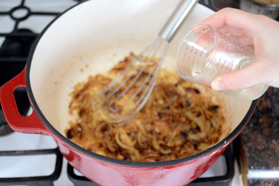 Tasty Kitchen Blog: French Onion Soup Grilled Cheese Sandwiches. Guest post by Erica Kastner of Cooking for Seven, recipe submitted by TK member Laurie of Simply Scratch. (Original recipe by Jessica of Portuguese Girl Cooks.)