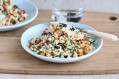 Tasty Kitchen Blog: Raw Cauliflower Couscous. Guest post by Dara Michalski of Cookin' Canuck, recipe submitted by TK member Sally of The Spontaneous Hausfrau.