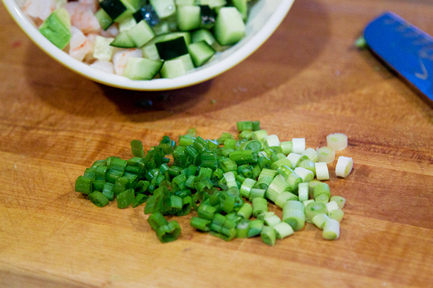 Tasty Kitchen Blog: Tortilla Chips with Shrimp Ceviche Dip. Guest post by Gaby Dalkin of What's Gaby Cooking, recipe submitted by TK member Three Many Cooks.