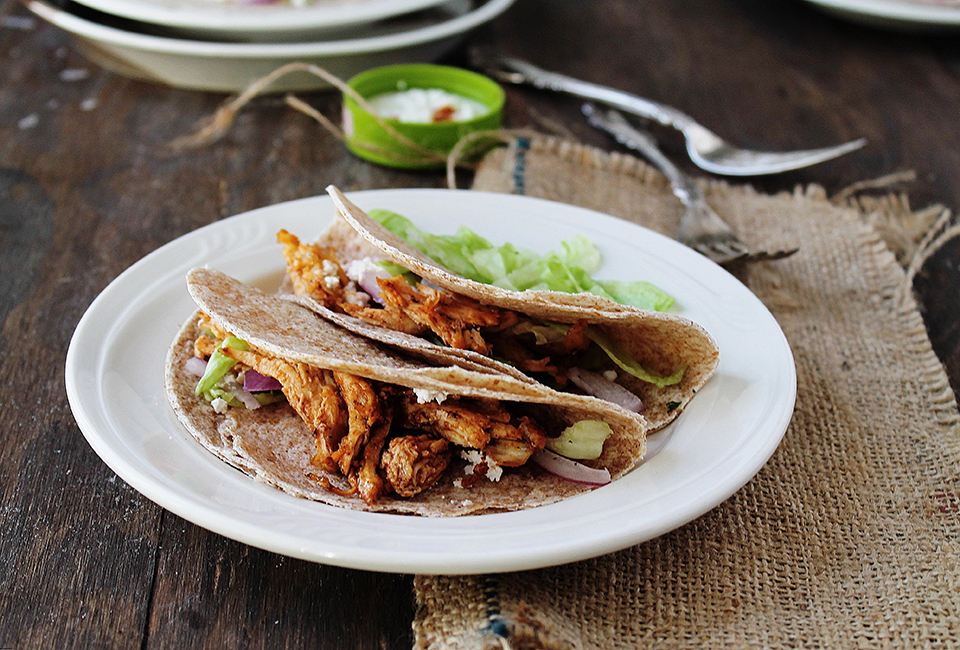 Tasty Kitchen Blog: Everything Buffalo! (Shredded Buffalo Chicken Tacos, submitted by TK member Kate of Diethood)