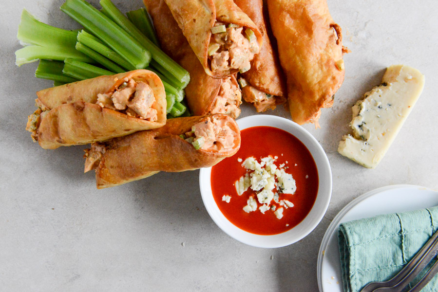 Tasty Kitchen Blog: Buffalo Chicken Cannoli. Guest post by Jessica Merchant of How Sweet It Is, recipe submitted by TK member Sandy of Everyday Southwest.