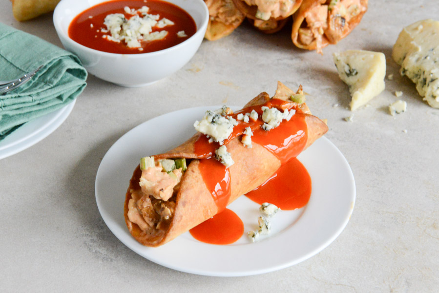 Tasty Kitchen Blog: Buffalo Chicken Cannoli. Guest post by Jessica Merchant of How Sweet It Is, recipe submitted by TK member Sandy of Everyday Southwest.
