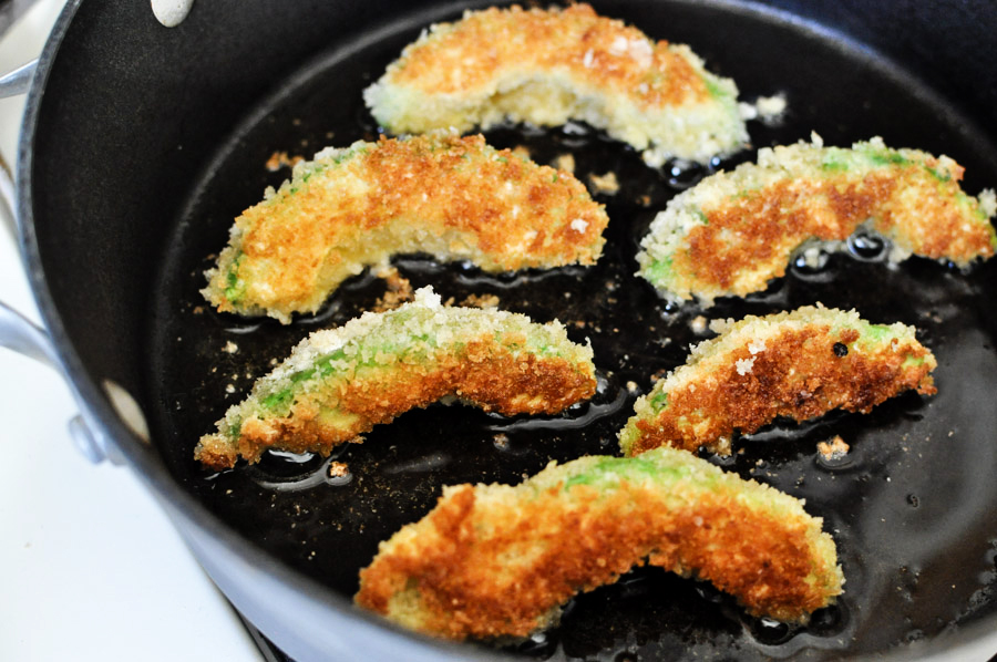 Tasty Kitchen Blog: Crispy Avocado Bacon and Tomato Salad. Guest post by Jessica Merchant of How Sweet It Is, recipe submitted by TK member Colleen of Souffle Bombay.