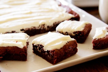 Tasty Kitchen Blog: Red Velvet Brownies. Guest post by Gaby Dalkin of What's Gaby Cooking, recipe submitted by TK member Jessica of How Sweet It Is.