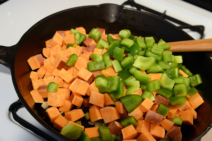 Tasty Kitchen Blog: Sweet Potato Hash with Paprika Yogurt Sauce. Guest post by Faith Gorsky of An Edible Mosaic, recipe submitted by TK member Jayne of Tenacious Tinkering.