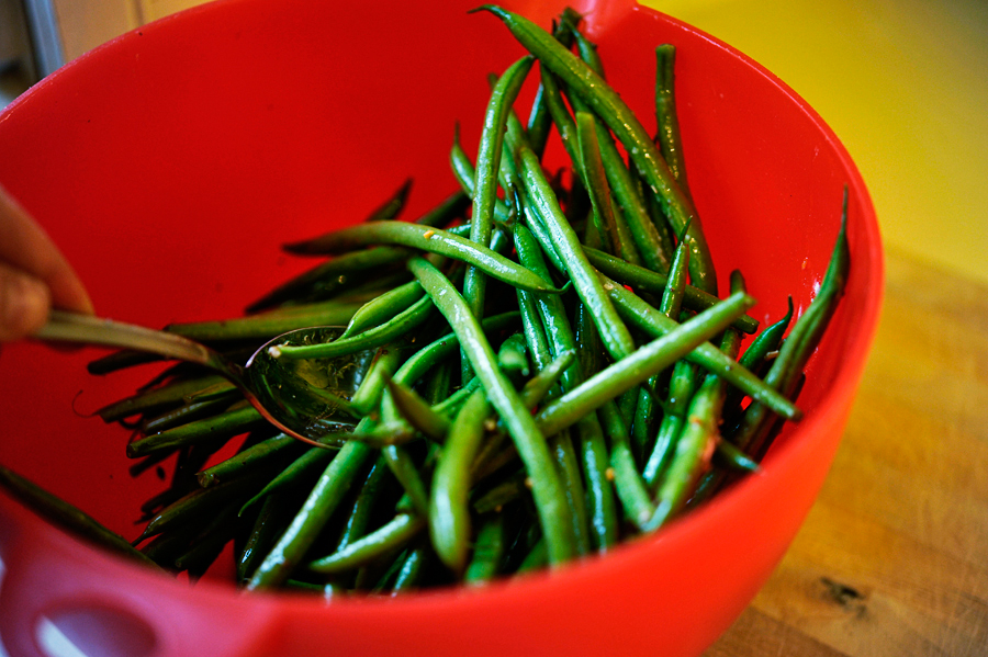 Tasty Kitchen Blog: Garlic Wasabi and Sage Green Beans. Guest post by Georgia Pellegrini, recipe submitted by TK member Nancy of The Coupon Clipping Cook.